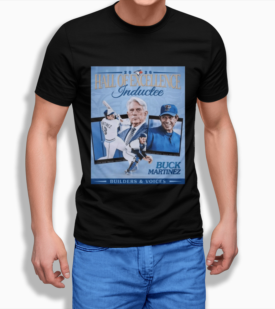 2026 Hall Of Excellence Inductee Buck Martinez Builders & Voices T-Shirt