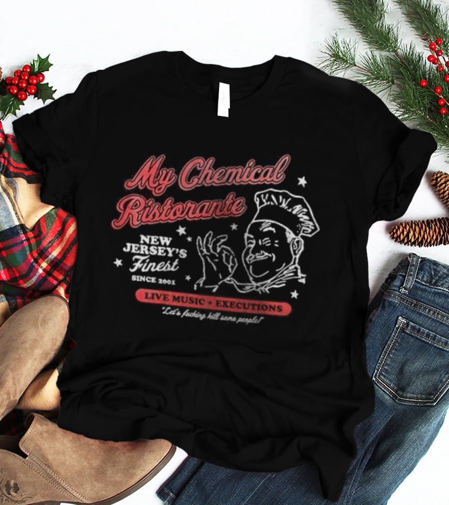 My Chemical Ristorante New Jersey's Finest Let's Kill Some People T-Shirt