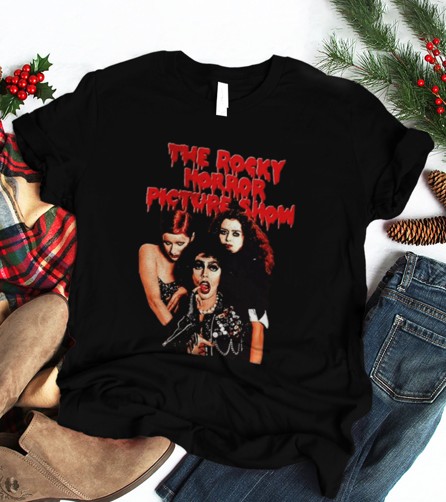 The Rocky Horror Picture Show Dr Frank N Furter Columbia Magenta T-Shirt