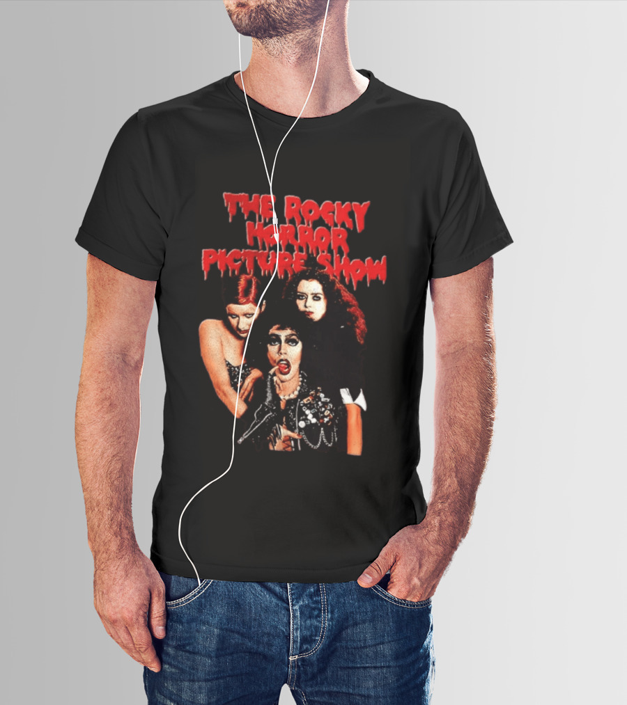 The Rocky Horror Picture Show Dr Frank N Furter Columbia Magenta T-Shirt