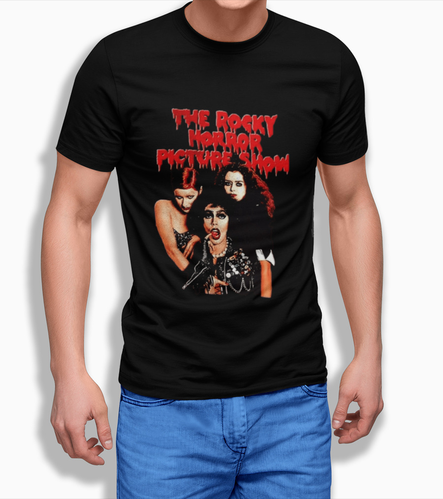 The Rocky Horror Picture Show Dr Frank N Furter Columbia Magenta T-Shirt