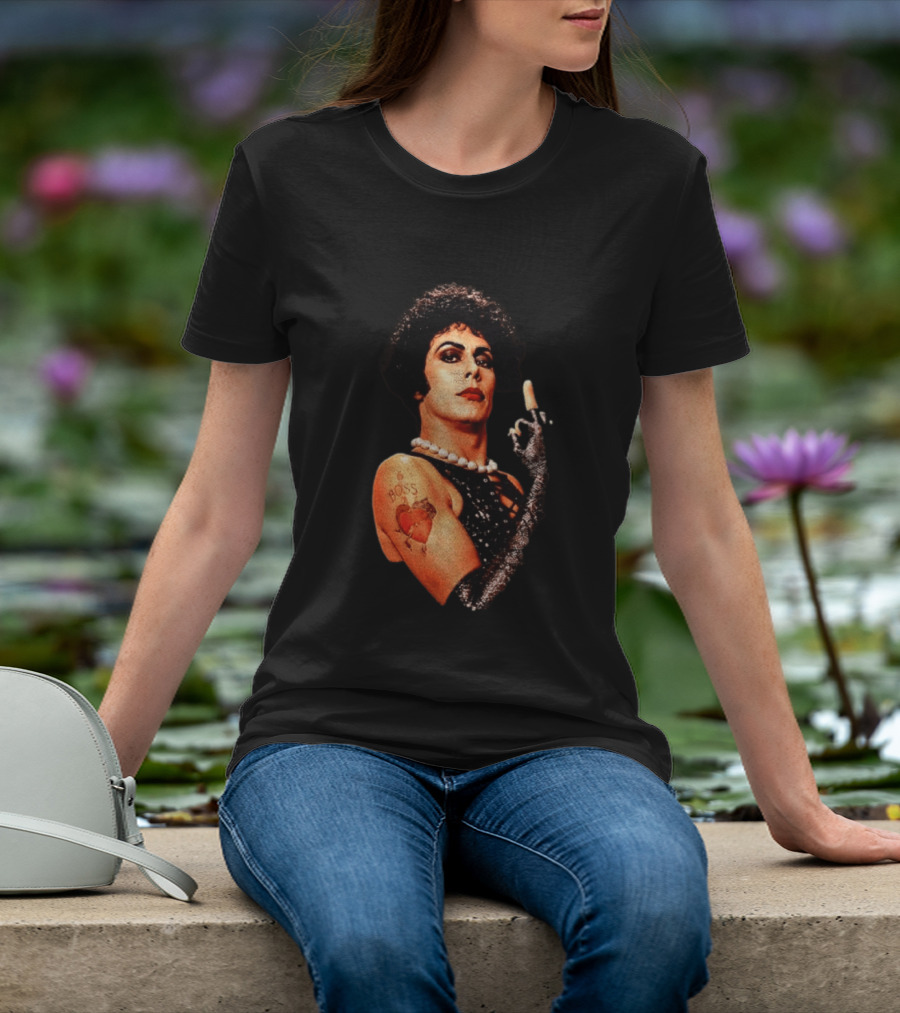 Dr Frank N Furter Rocky Horror Picture Show Boss Heart Tattoo T-Shirt