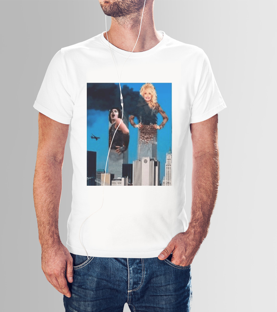 Tim Curry Dolly Parton Twin Towers 9 11 T-Shirt