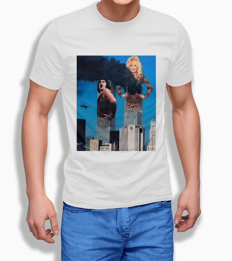 Tim Curry Dolly Parton Twin Towers 9 11 T-Shirt