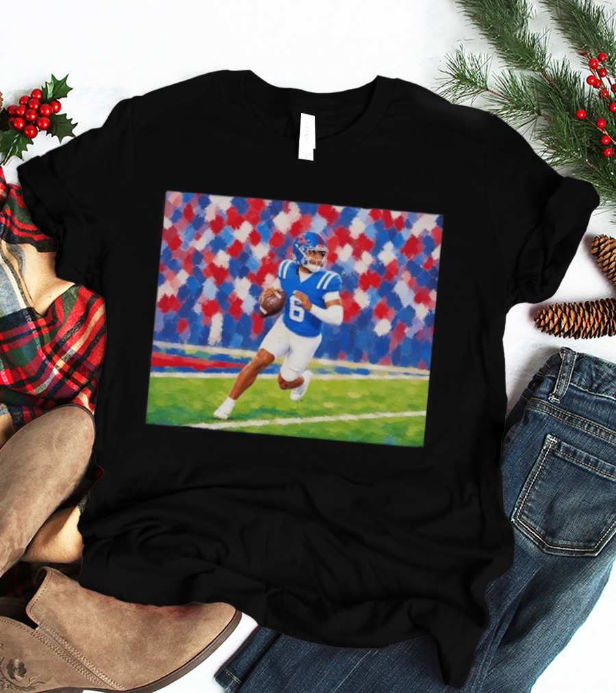 Trinidad Chambliss Quarterback No 6 University Of Mississippi Football T-Shirt