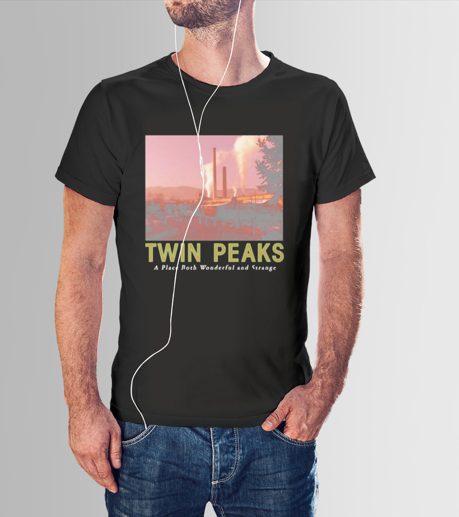 Twin Peaks A Place Both Wonderful And Strange Industrial Mill Scene T-Shirt
