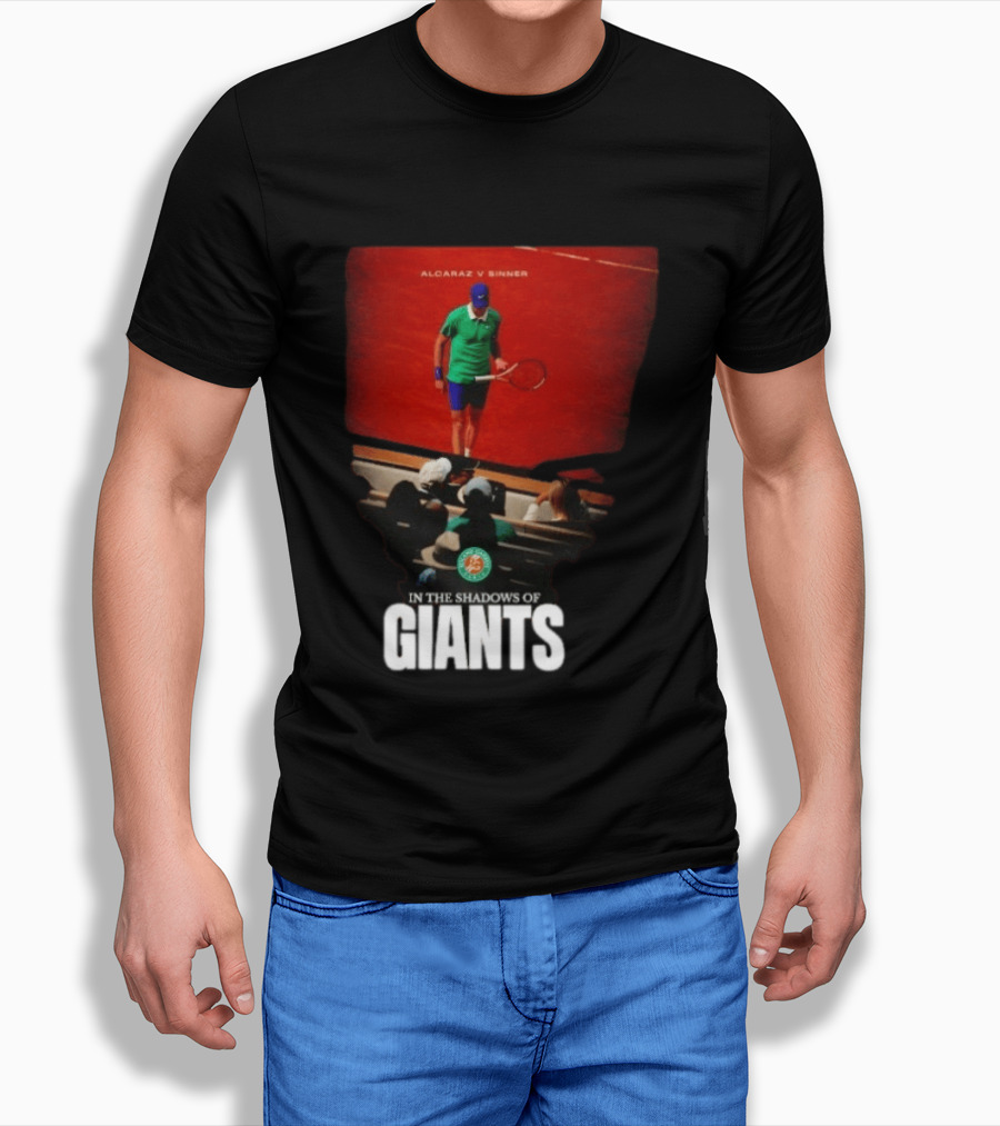Alcaraz V Sinner Roland Garros In The Shadows Of Giants T-Shirt
