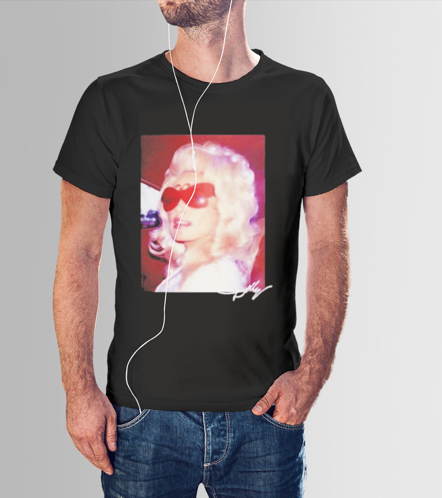 Dolly Parton Iconic Vintage Style With Red Sunglasses T-Shirt