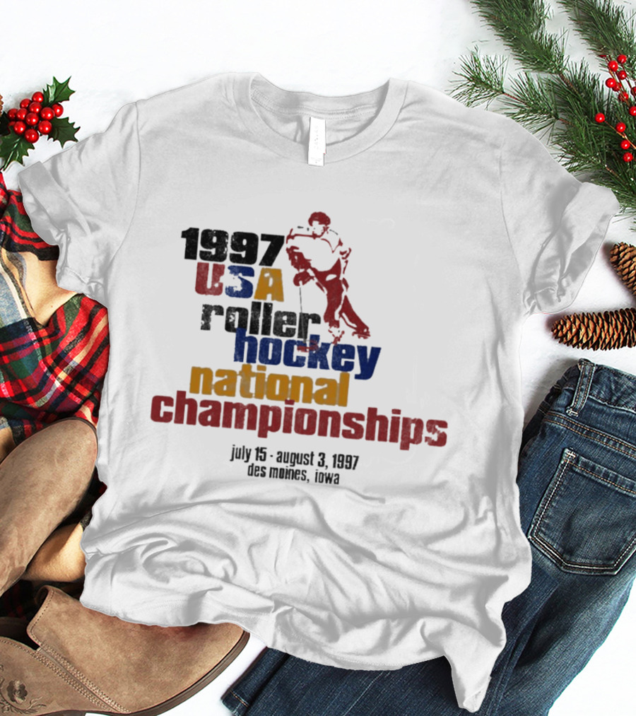 1997 USA Roller Hockey National Championships July 15 August 3 Des Moines Iowa T-Shirt