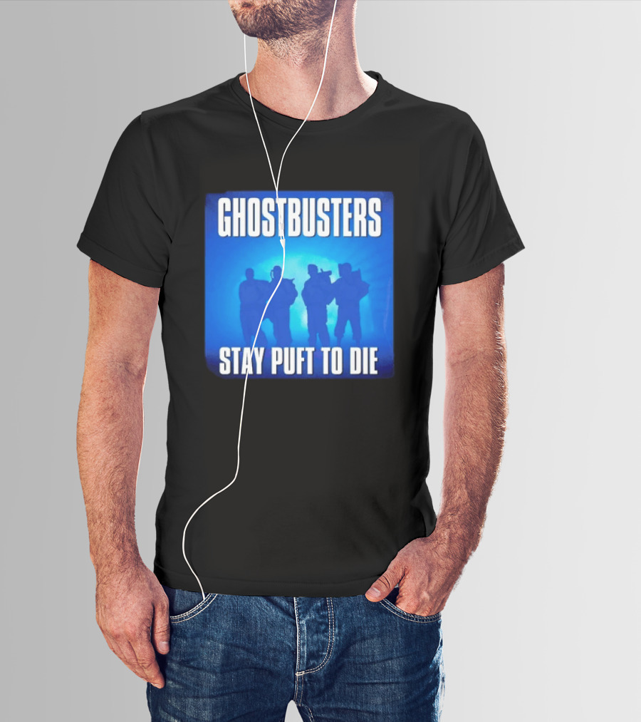 Ghostbusters Stay Puft To Die Marshmallow Man Classic Movie T-Shirt