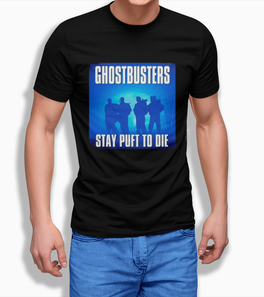 Ghostbusters Stay Puft To Die Marshmallow Man Classic Movie T-Shirt