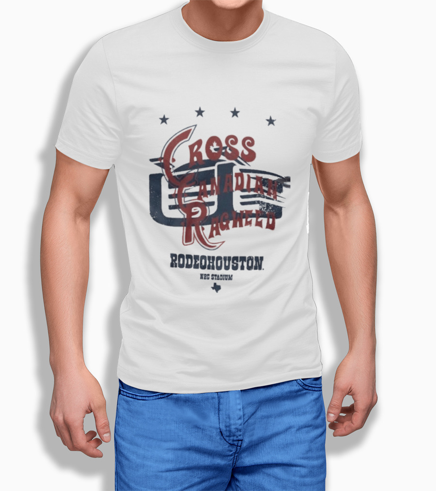 Cross Canadian Ragweed RodeoHouston NRG Stadium Texas Stars T-Shirt