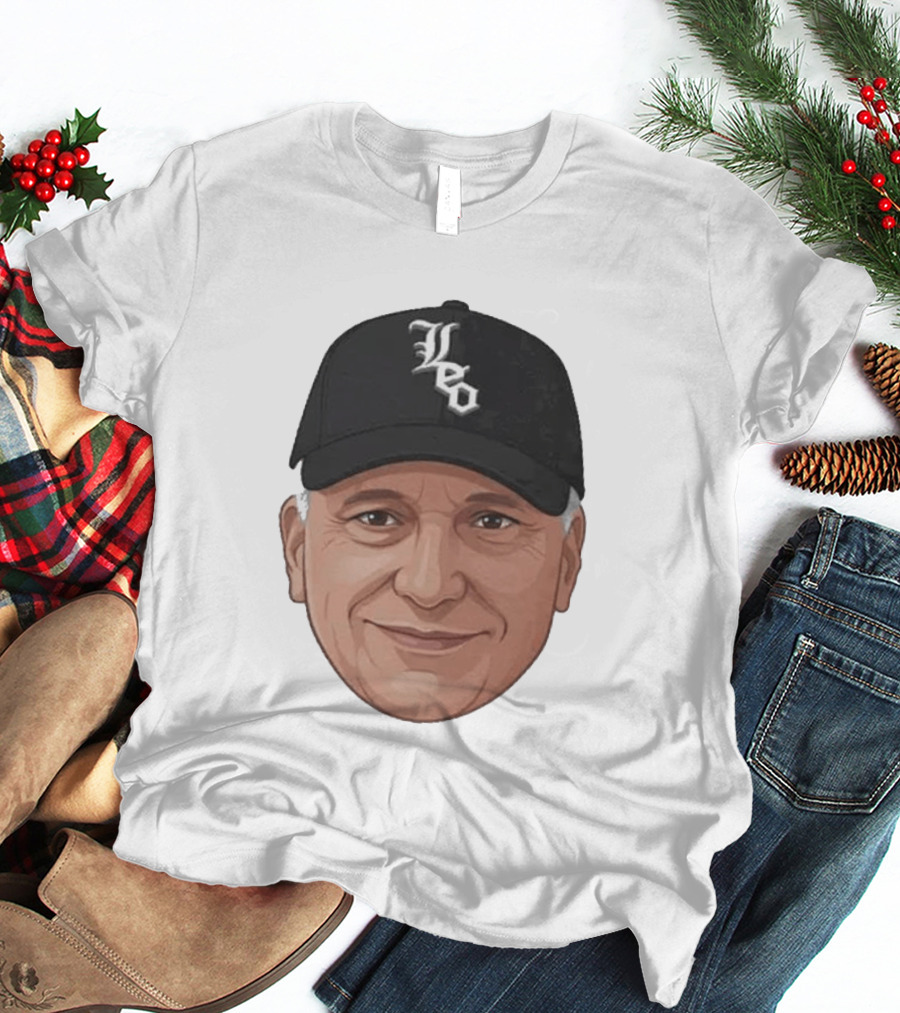 Pope Leo Face Cap Chicago White Sox T-Shirt
