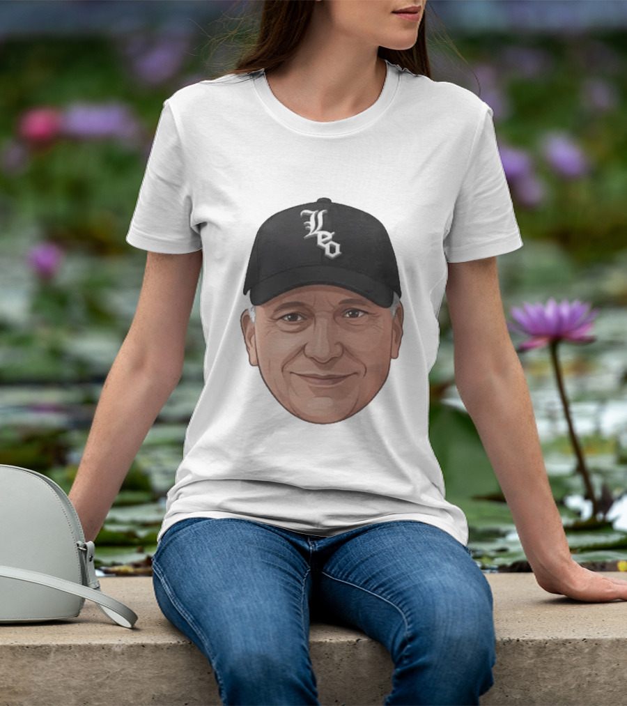 Pope Leo Face Cap Chicago White Sox T-Shirt