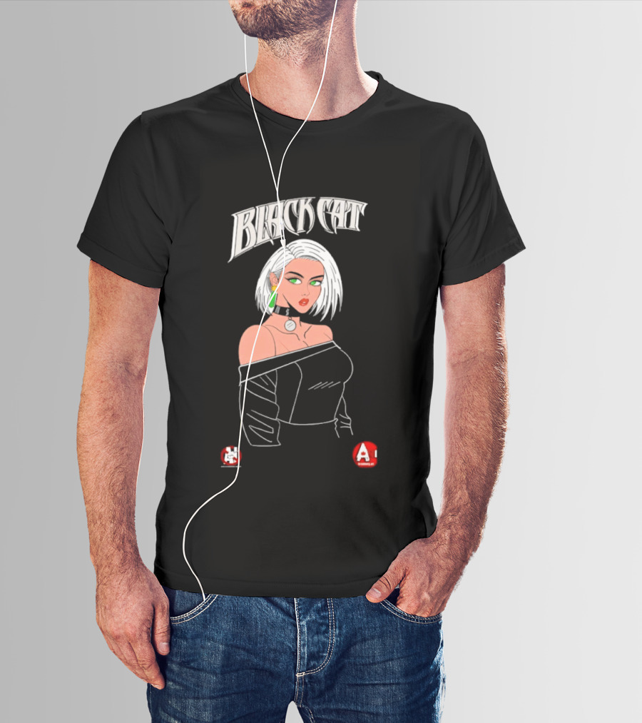 Black Cat Marvel Felicia Hardy Character Comic T-Shirt