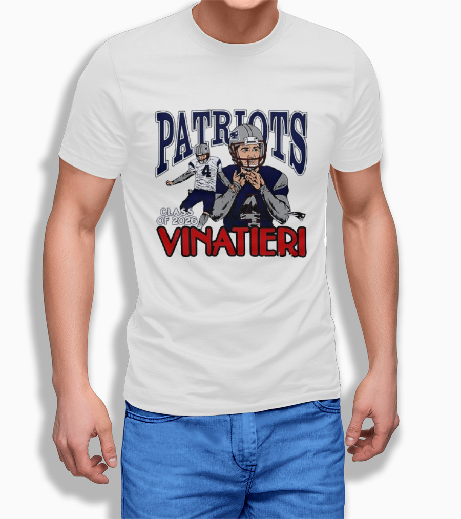 Patriots Vinatieri Class Of 2026 T-Shirt