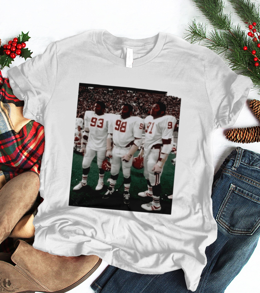 Oklahoma Sooners Football Players 93 98 91 On Field Sports Team Fan Gear T-Shirt