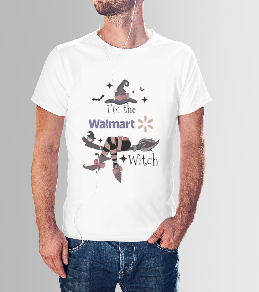 I'm The Walmart Witch Broomstick Hat Halloween 2026 T-Shirt