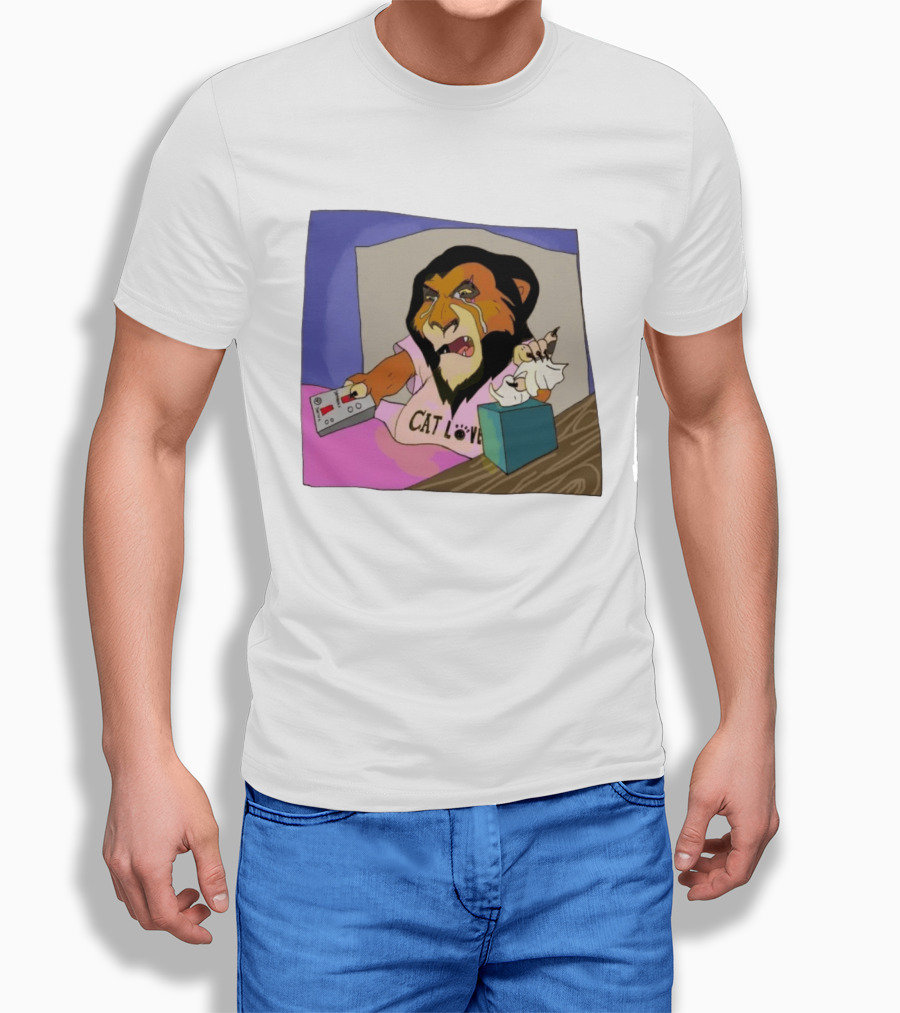 Scar From The Lion King Cat Love Scar Tissue Humor Meme T-Shirt