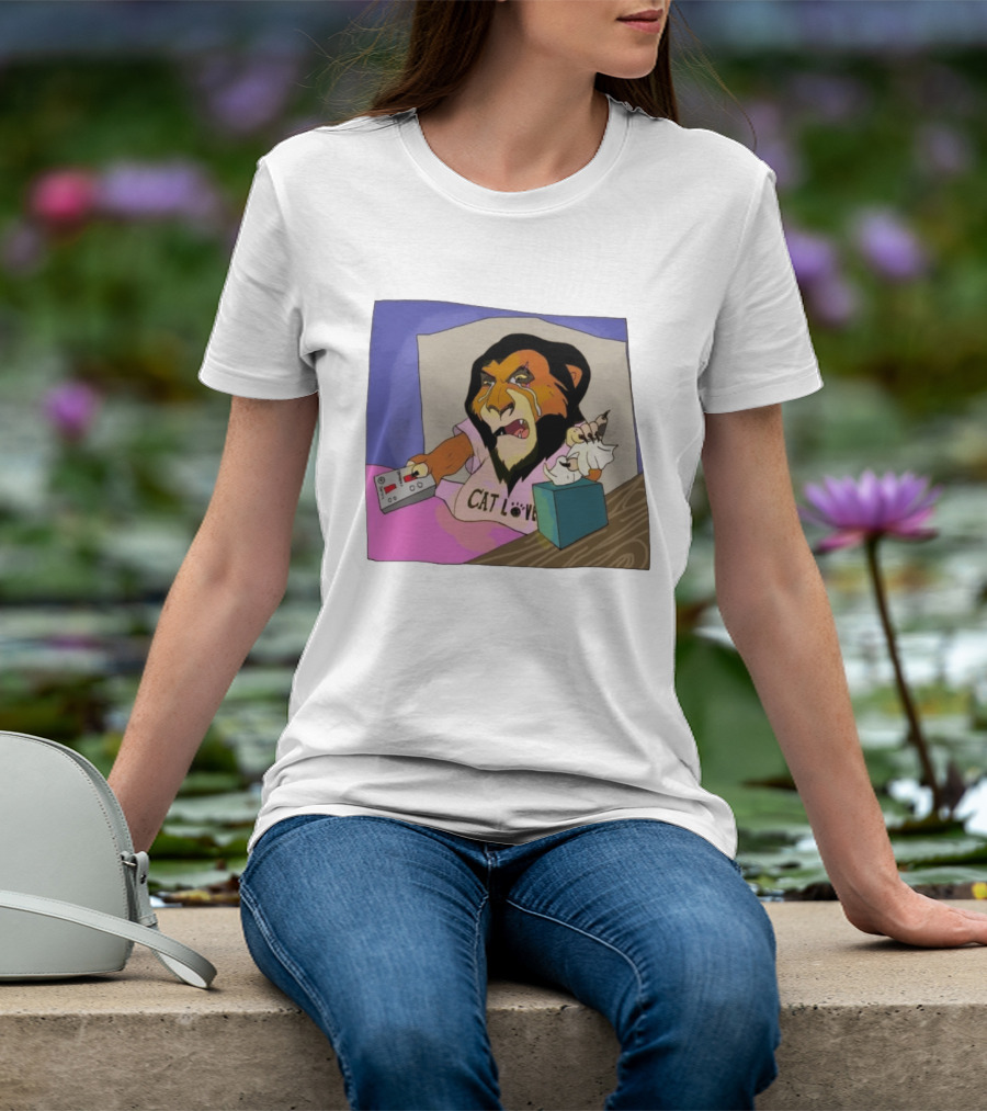 Scar From The Lion King Cat Love Scar Tissue Humor Meme T-Shirt