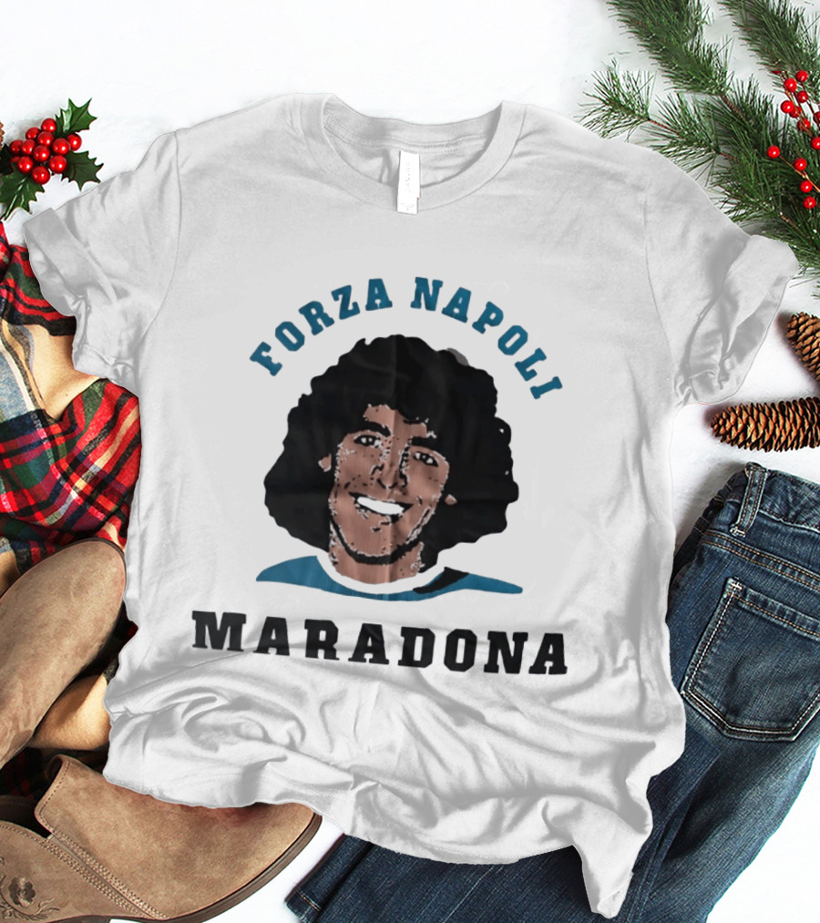 Forza Napoli Maradona Football Legend T-Shirt