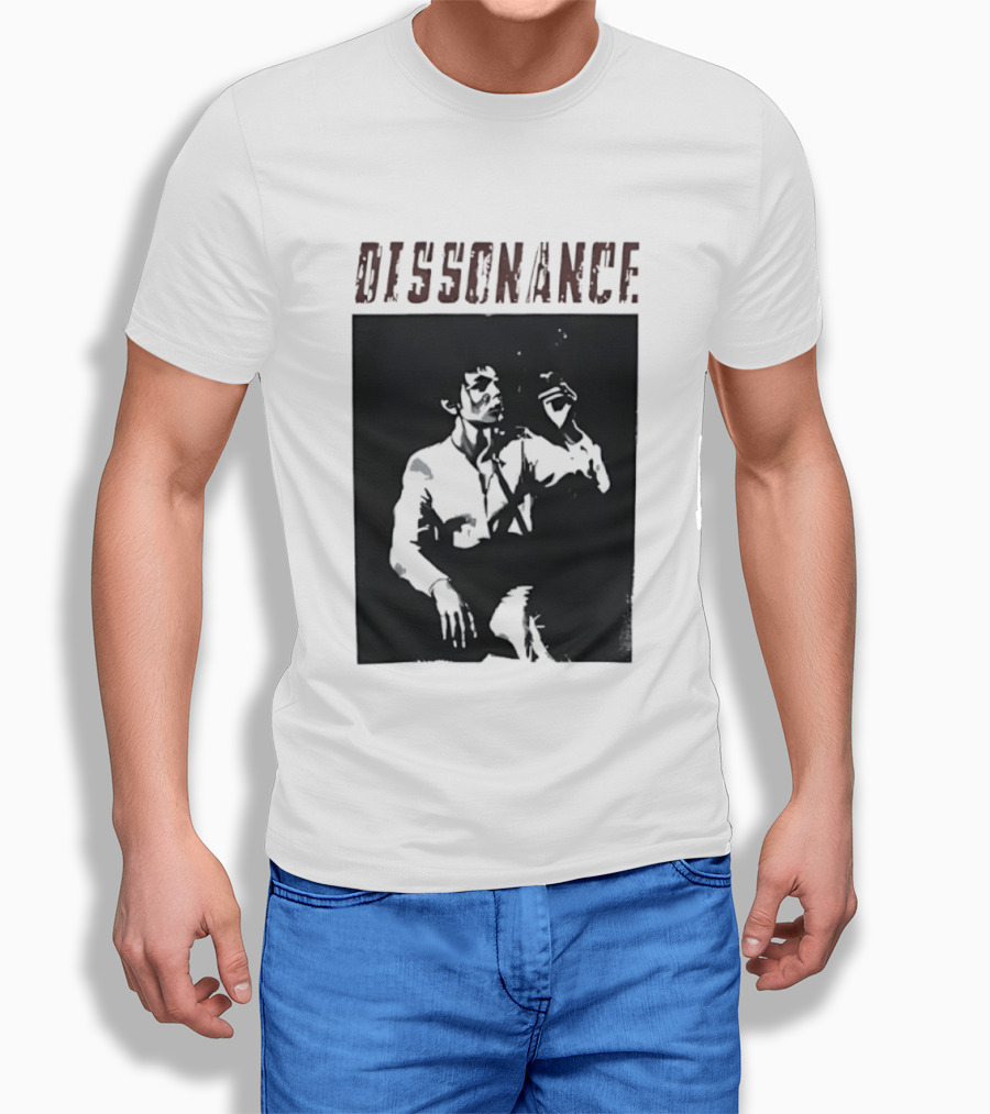 Dissonance Bruce Lee Distressed T-Shirt