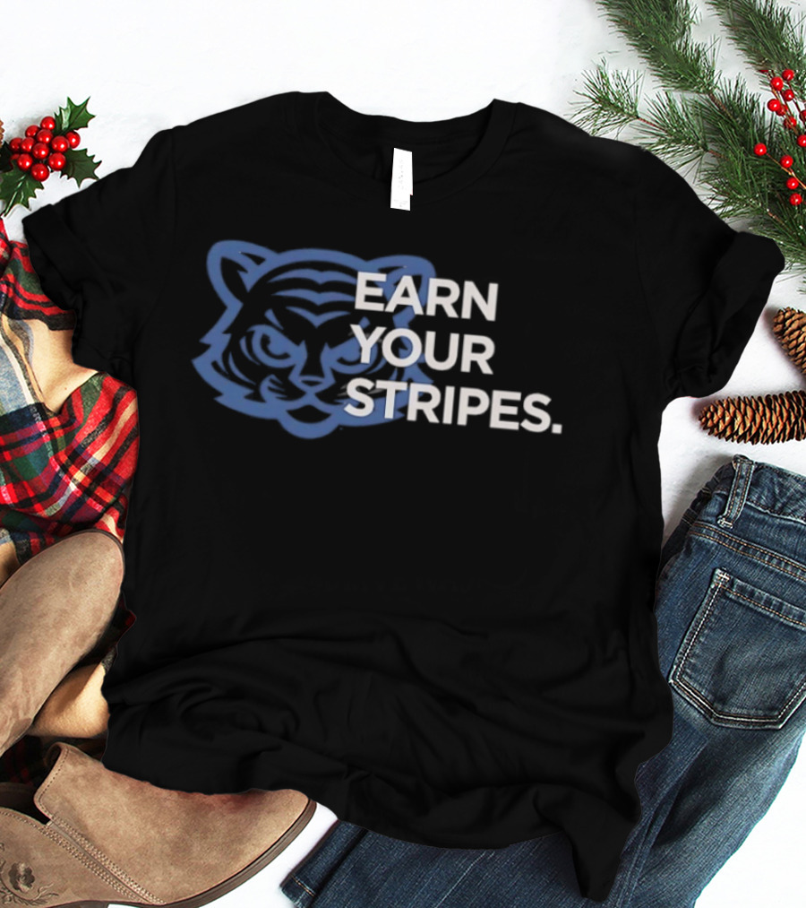 Detroit Tigers Earn Your Stripes MLB T-Shirt