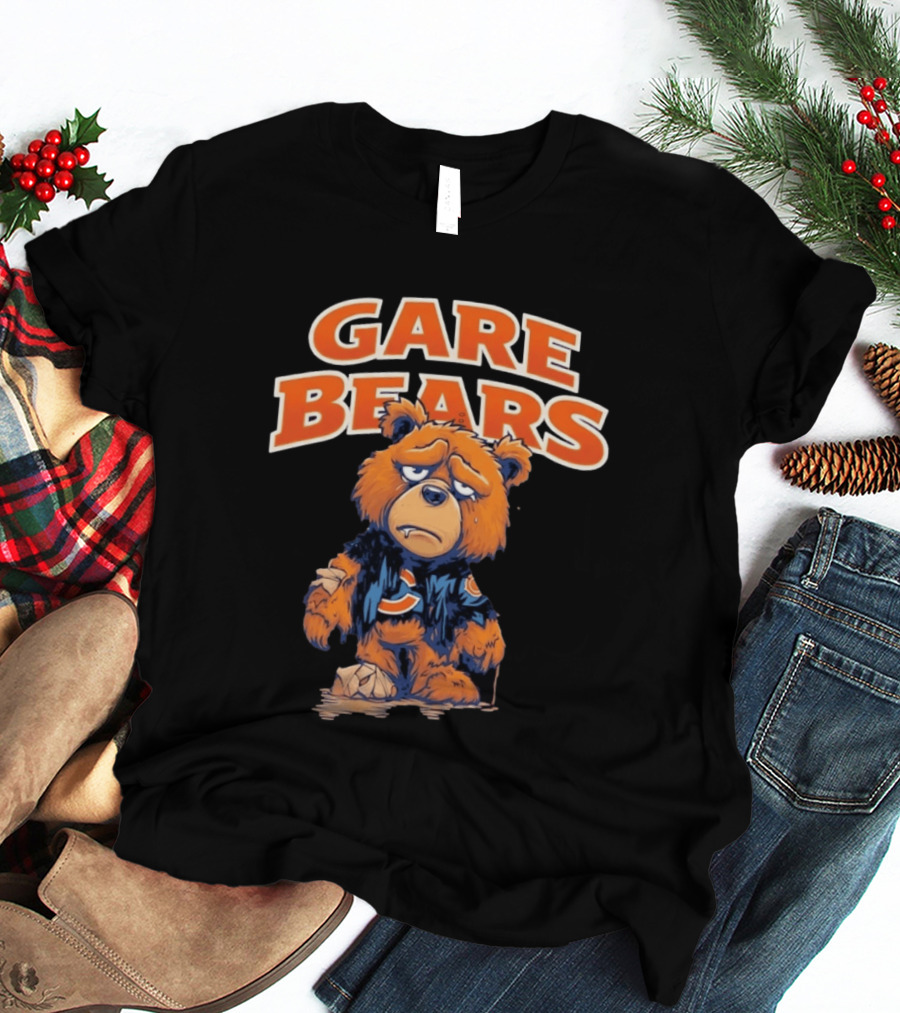 Gare Bears Sad Bear Chicago Bears Football T-Shirt