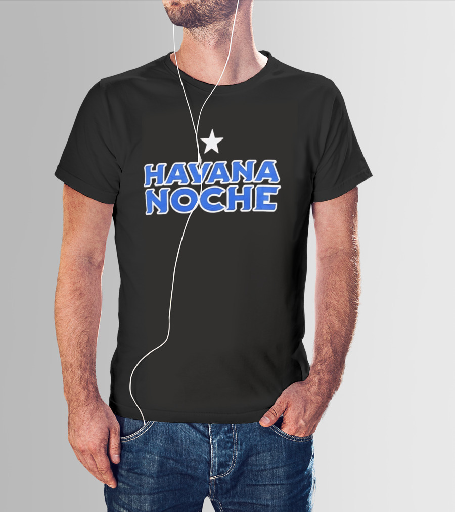 Havana Noche Star Decoration Cuba Night Travel T-Shirt