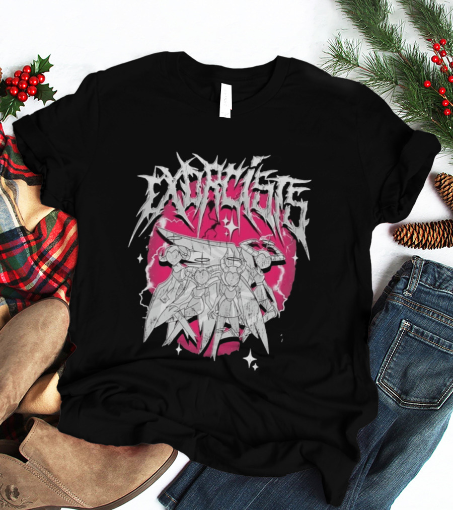 Exorcist Hazbin Hotel Metal Style Adam Lute T-Shirt