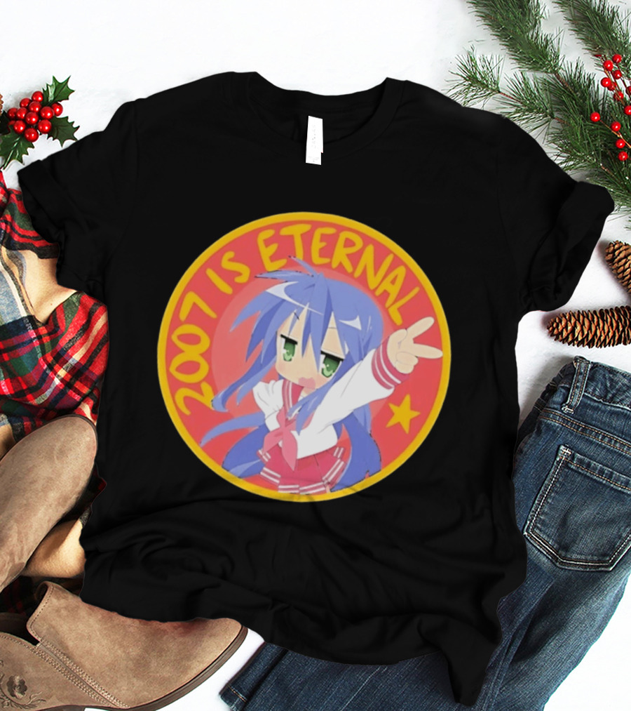 Konata Izumi 2007 Is Eternal Lucky Star Anime T-Shirt