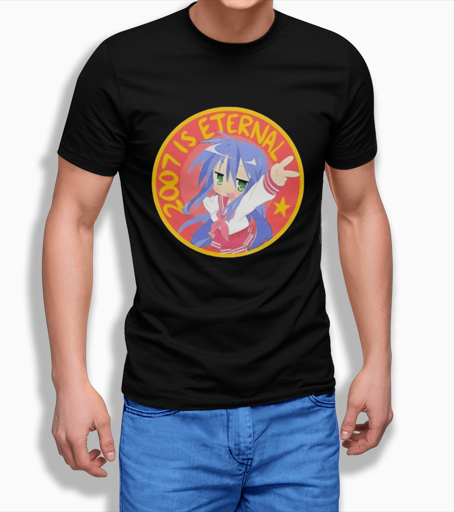 Konata Izumi 2007 Is Eternal Lucky Star Anime T-Shirt