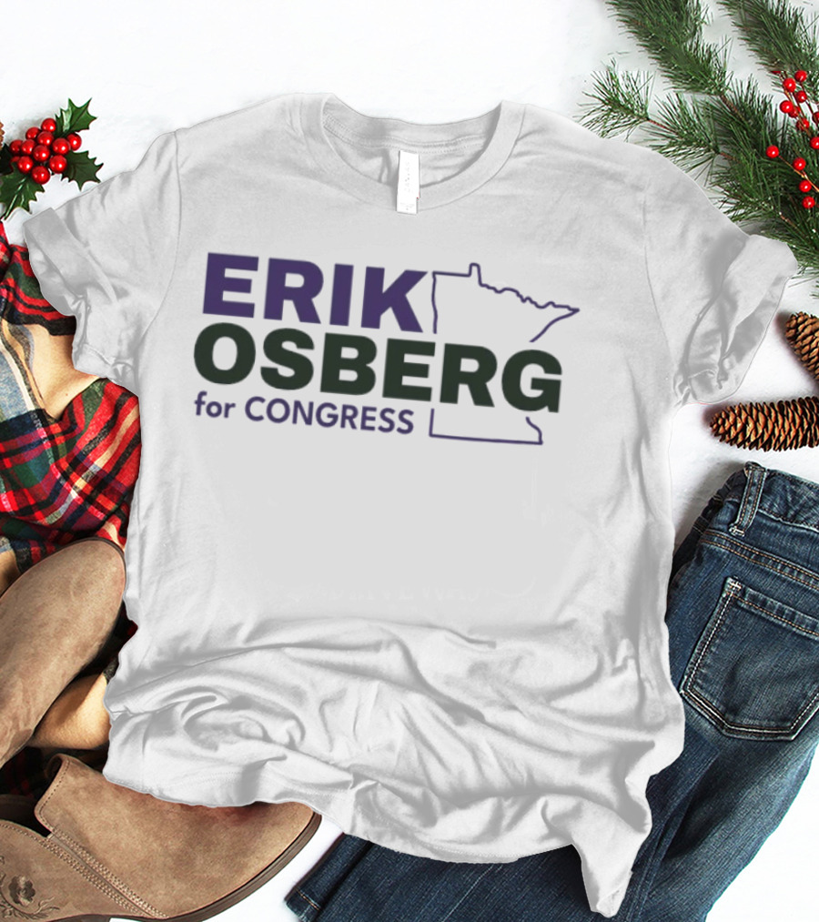 Erik Osberg For Congress 2026 Minnesota Campaign T-Shirt
