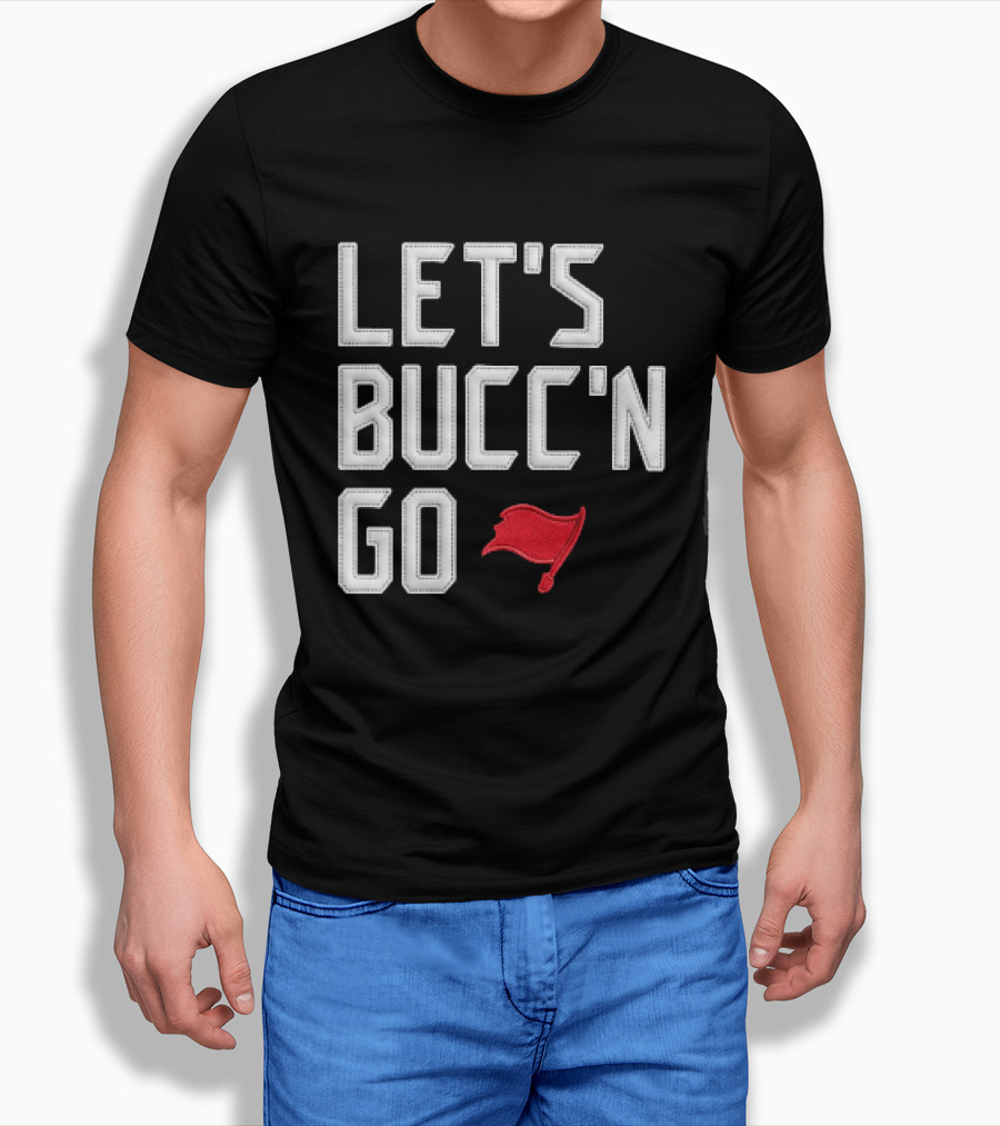 Let's Bucc'n Go Buccaneers Flag T-Shirt