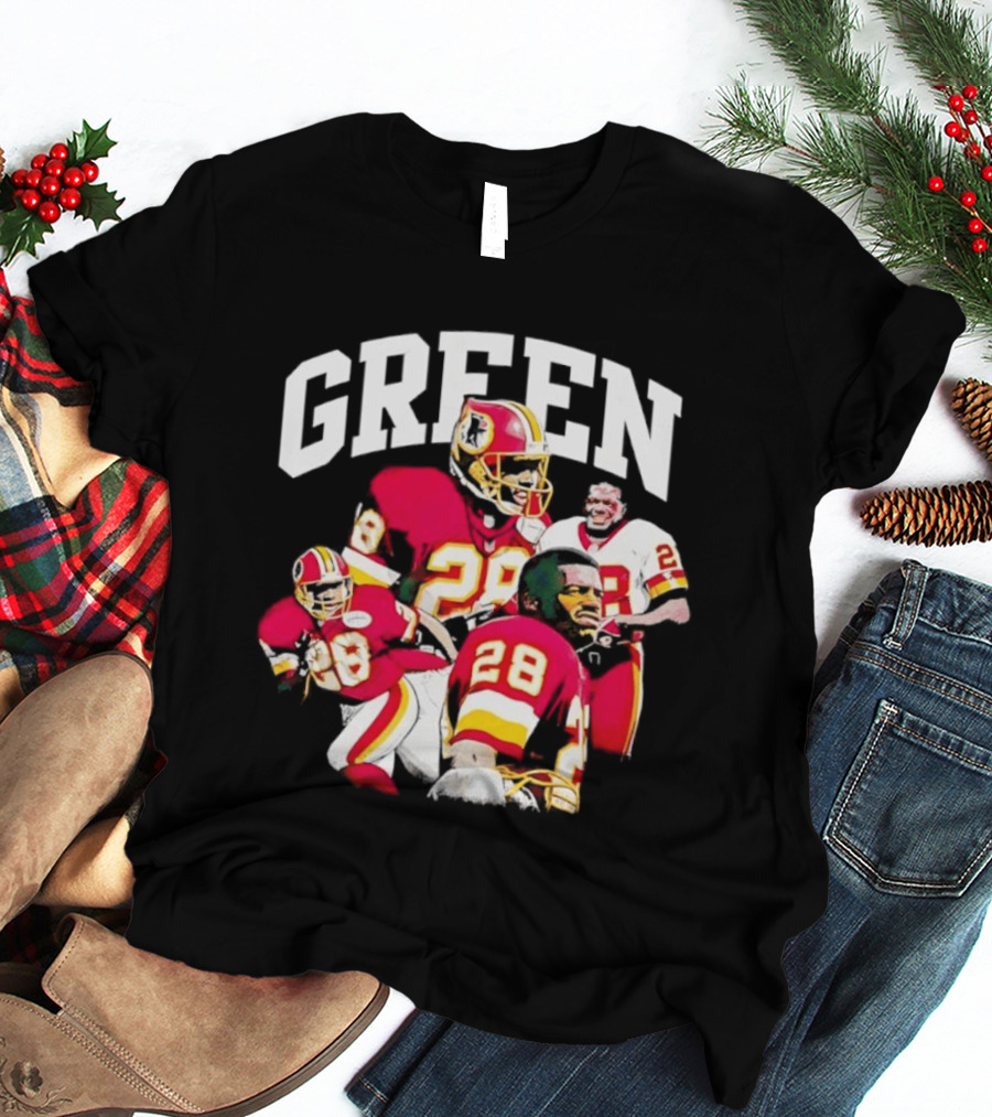 Darrell Green 28 Washington Football Legends Redskins NFL T-Shirt
