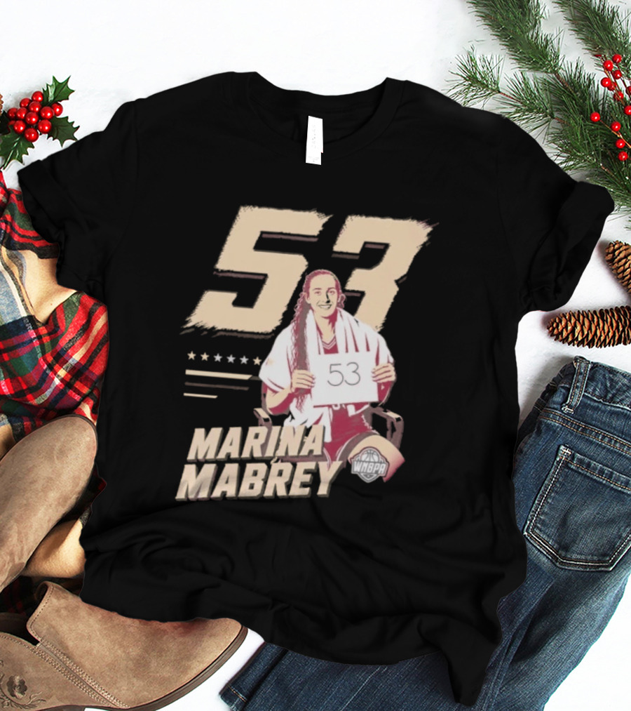Marina Mabrey 53 Notre Dame Fighting Irish Basketball T-Shirt