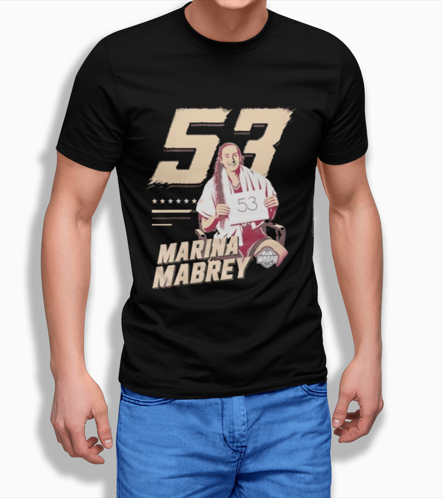 Marina Mabrey 53 Notre Dame Fighting Irish Basketball T-Shirt