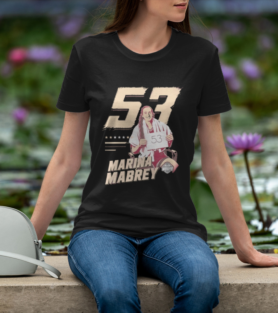 Marina Mabrey 53 Notre Dame Fighting Irish Basketball T-Shirt