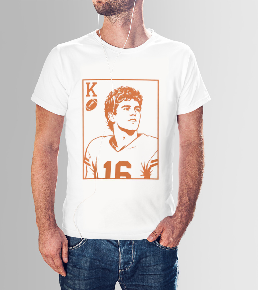 Arch Manning KO Football Card 16 T-Shirt