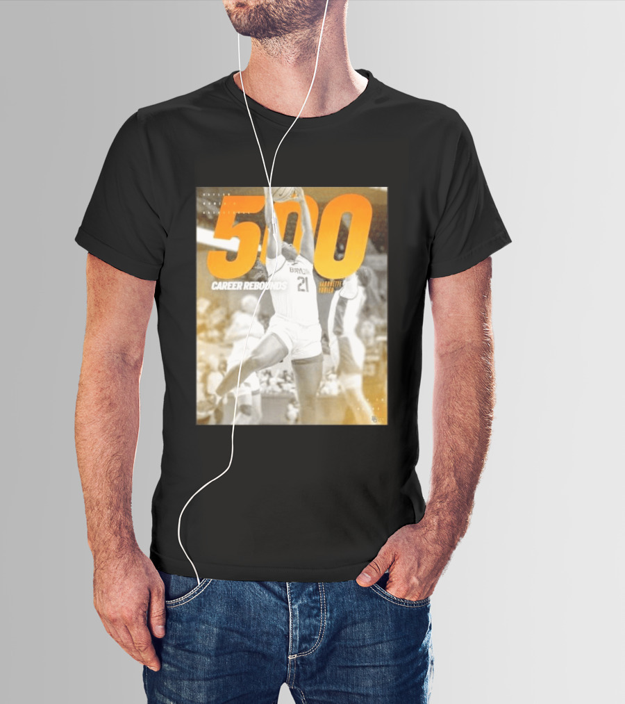 Baylor Bears Aaronette Vonleh 500 Career Rebounds T-Shirt