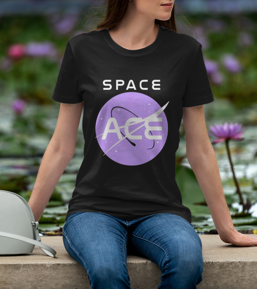 Space Ace NASA Astronomy Galaxy Iconic Insignia T-Shirt