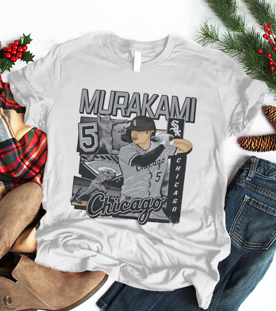Munetaka Murakami Chicago White Sox 5 Baseball Player Number 5 Chicago White Sox T-Shirt