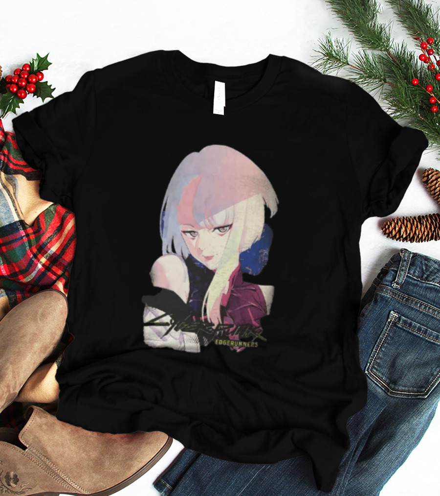 Cyberpunk Edgerunners Lucyna Kushinada Colorful Anime T-Shirt