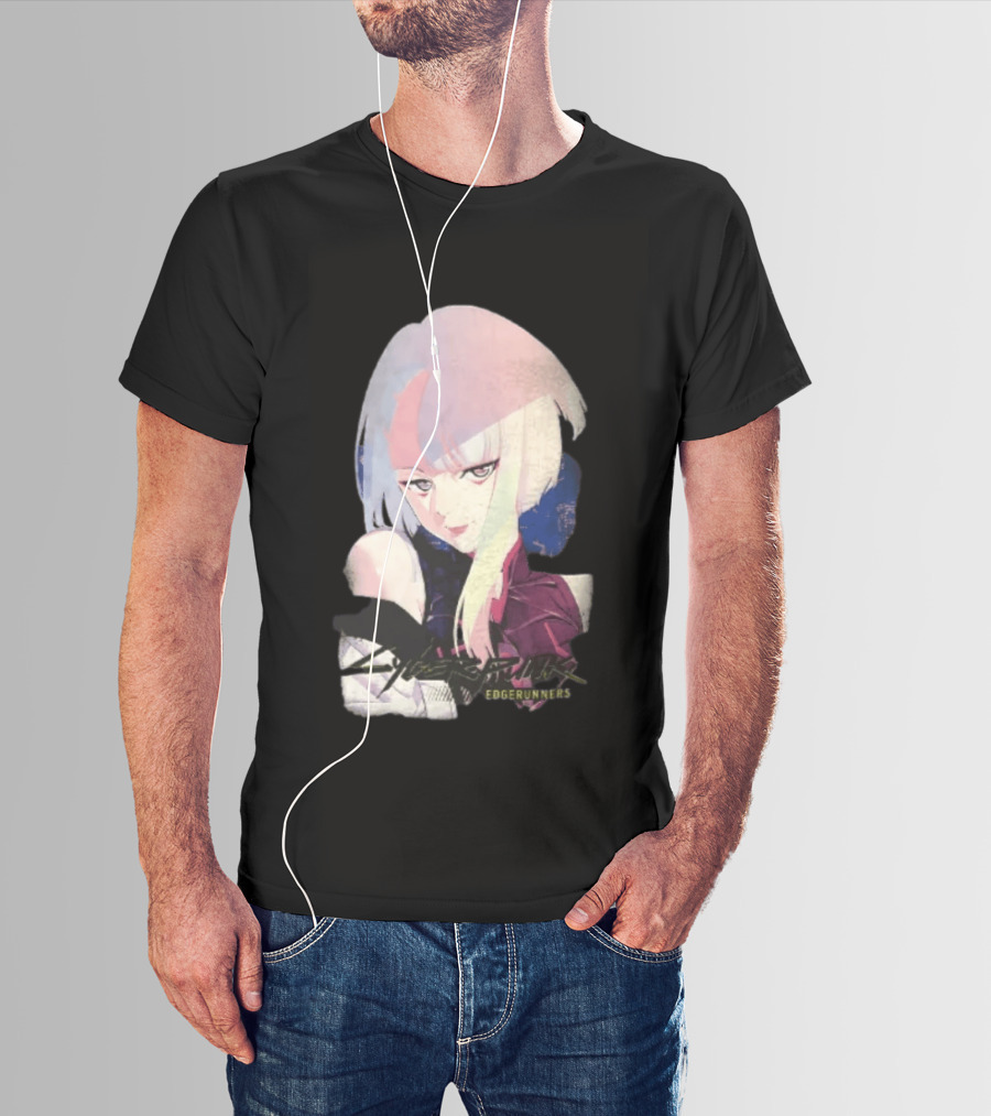 Cyberpunk Edgerunners Lucyna Kushinada Colorful Anime T-Shirt