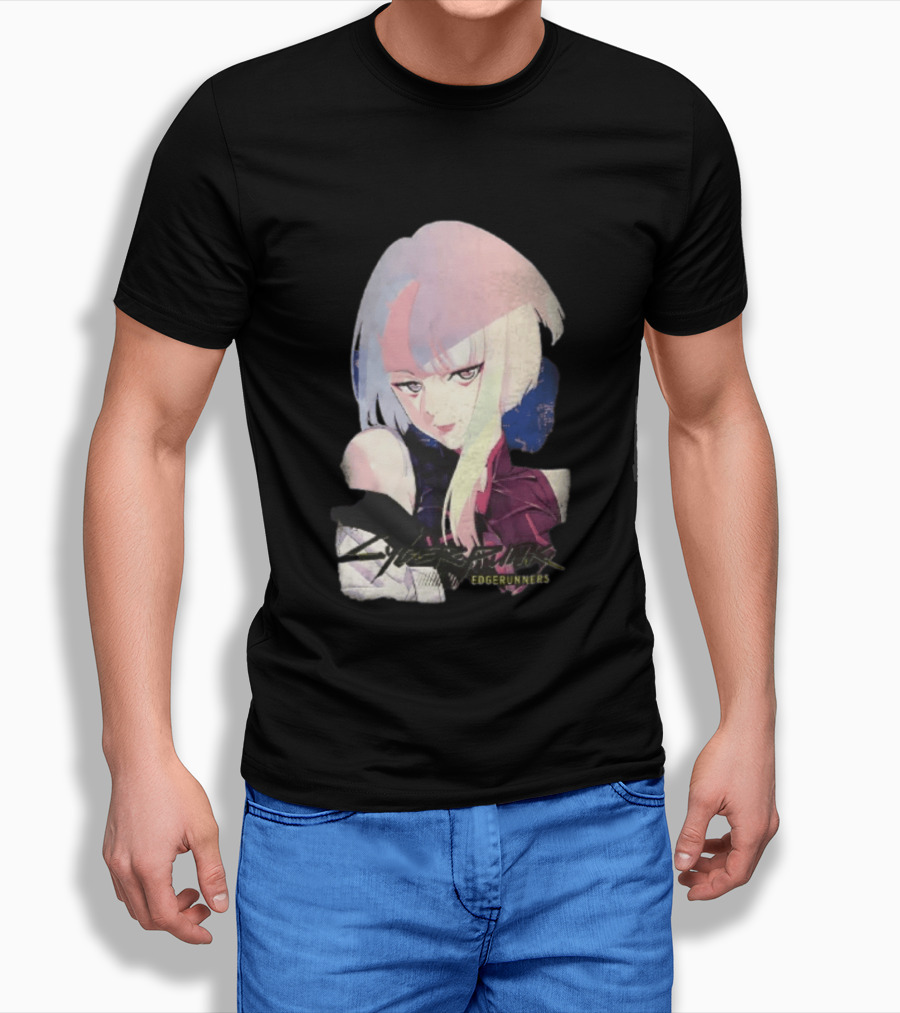 Cyberpunk Edgerunners Lucyna Kushinada Colorful Anime T-Shirt