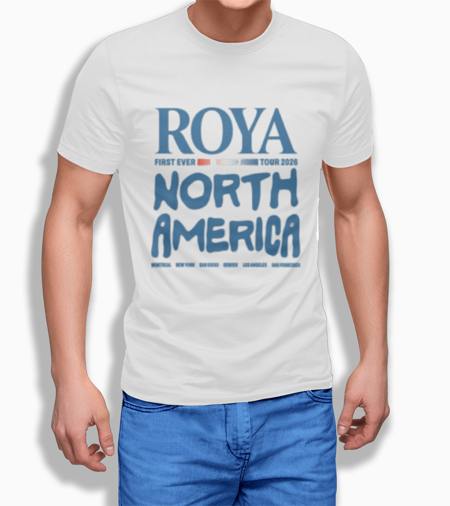 ROYA Store Tour North America 2026 T-Shirt