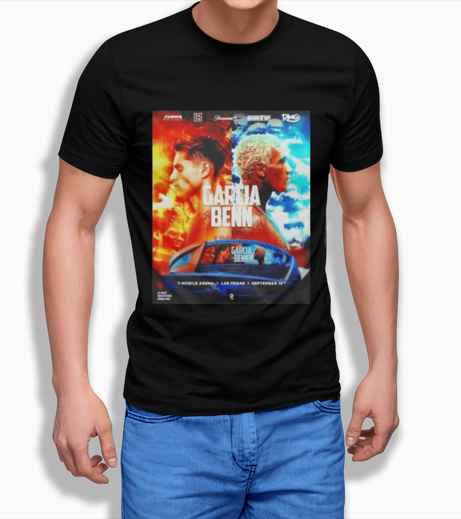 Garcia Vs Benn Live Fight DAZN Mobile Arena Las Vegas September 12th T-Shirt