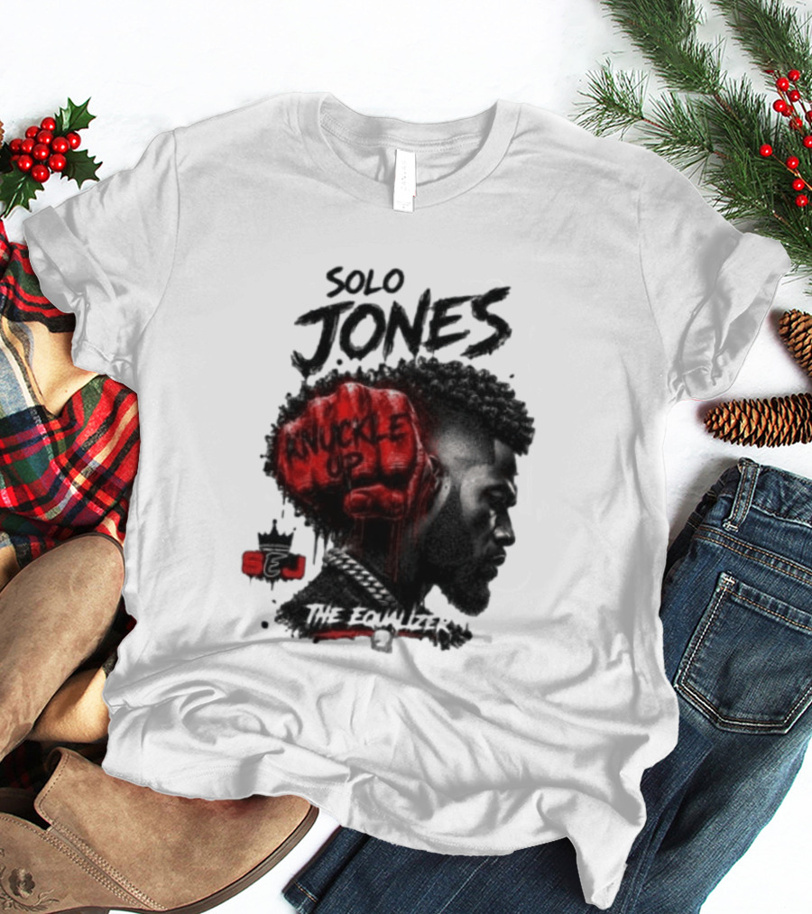 Solo Jones Knuckle Up The Equalizer Red Fist T-Shirt