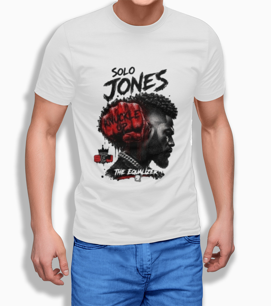 Solo Jones Knuckle Up The Equalizer Red Fist T-Shirt