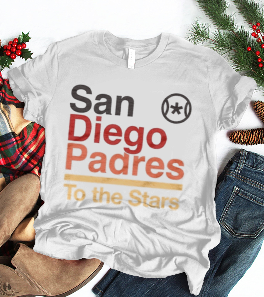 San Diego Padres To The Stars TTS X Homage Classic Ash T-Shirt